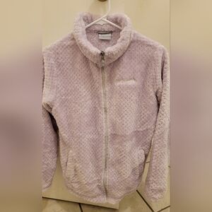 Columbia Plush Zip-Up Fleece Jacket - Lavender